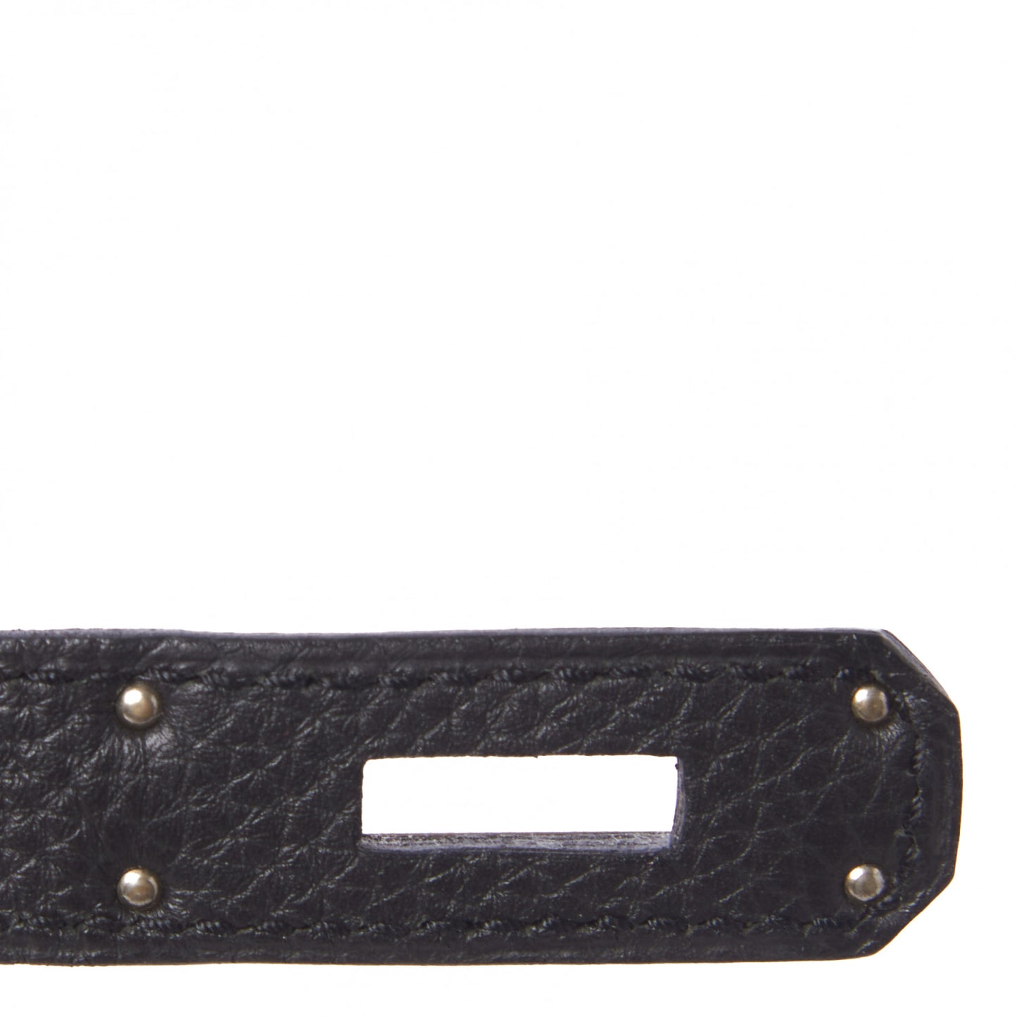 Togo Verso Birkin 35 Black Bleu Agate