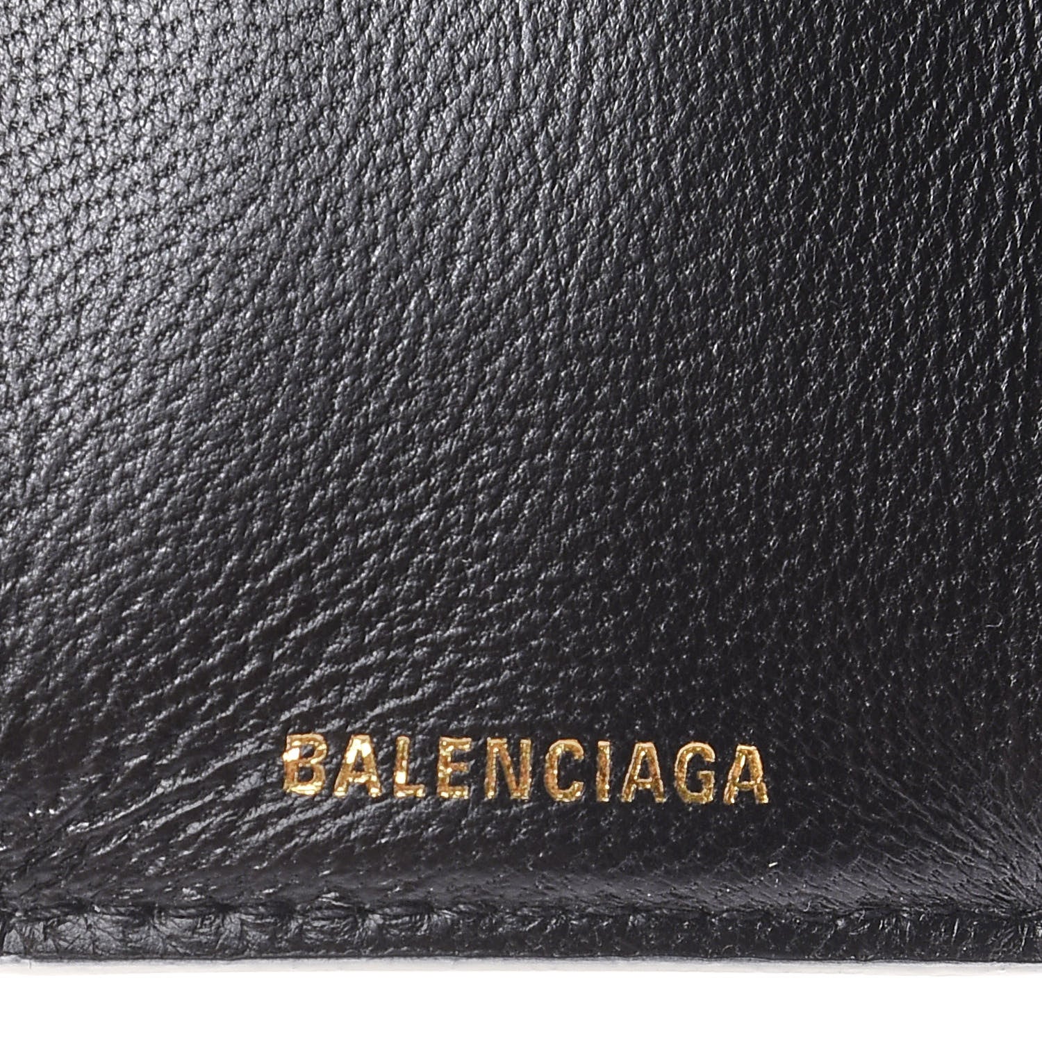 Balenciaga Signature Grained Calfskin Logo Mini Ville Wallet White 6 of 8