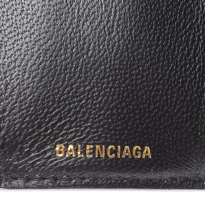 Balenciaga Signature Grained Calfskin Logo Mini Ville Wallet White 6 of 8