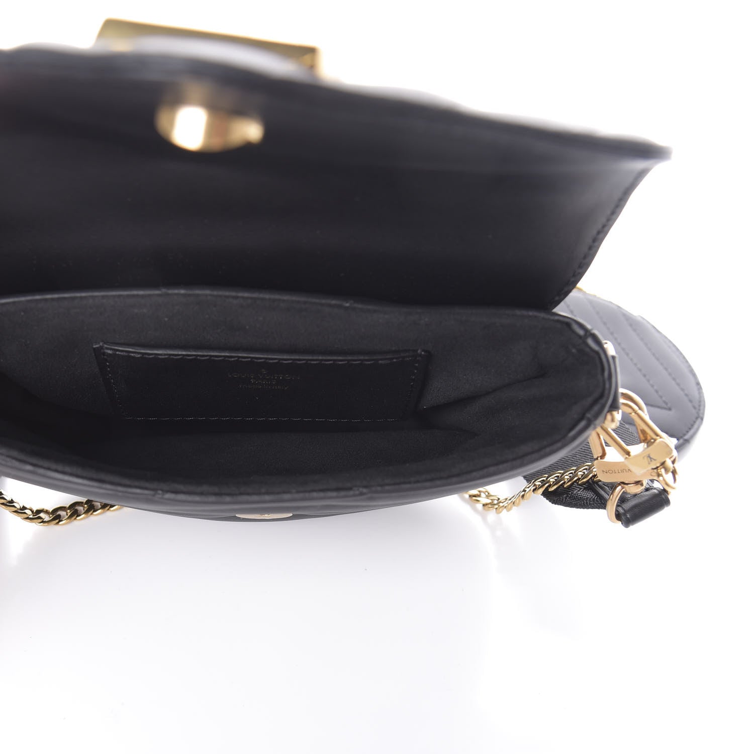 Louis Vuitton Calfskin New Wave Multi Pochette Black 5 of 9