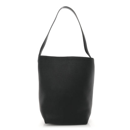 The Row Grained Calfskin Medium N/S Park Tote Black 1 of 10