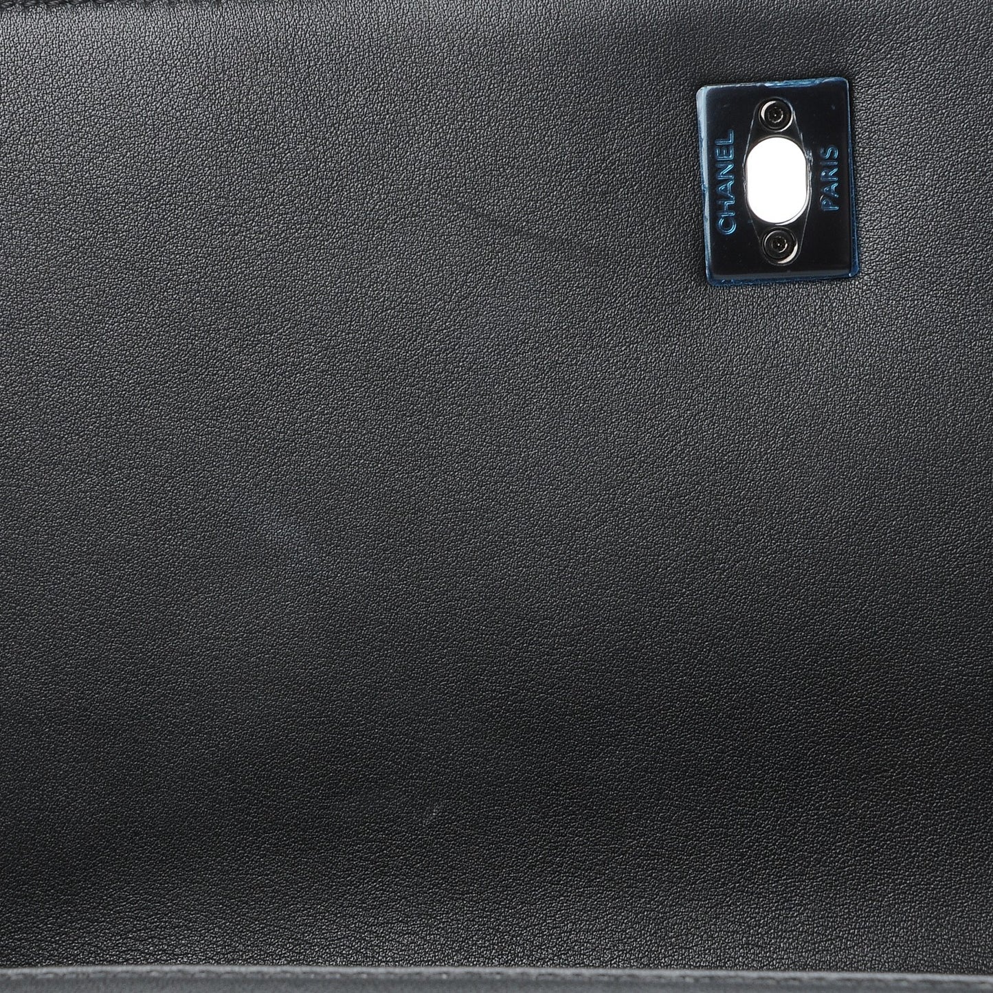 Calfskin Small Propeller Flap Black