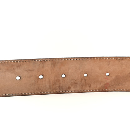 Gucci Guccissima Signature Interlocking G 40mm Belt 85 34 Black 4 of 6