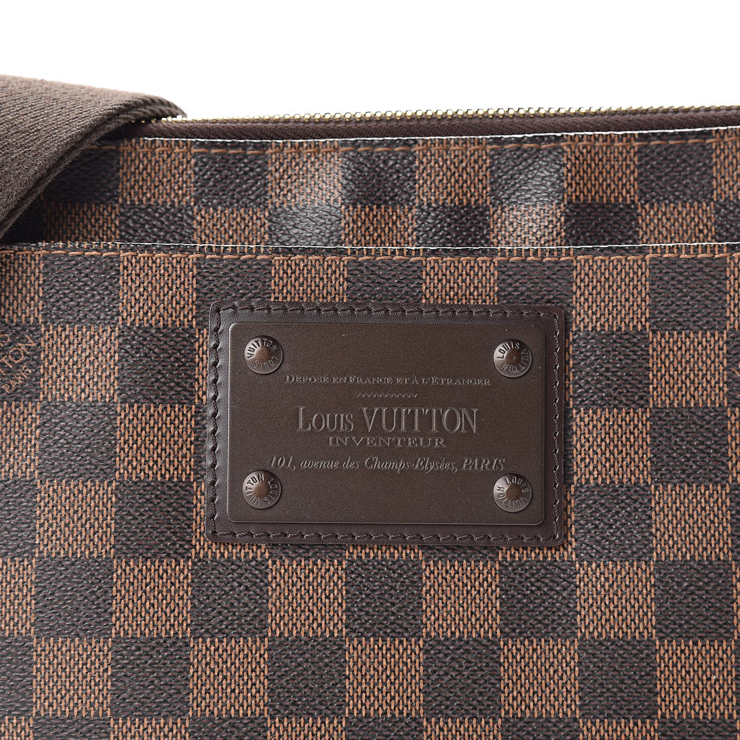Damier Ebene Brooklyn Flat Pochette