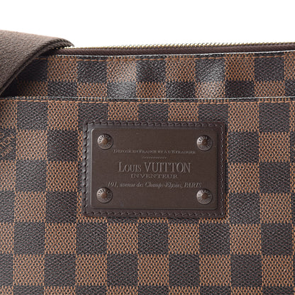 Louis Vuitton Damier Ebene Brooklyn Flat Pochette 8 of 12