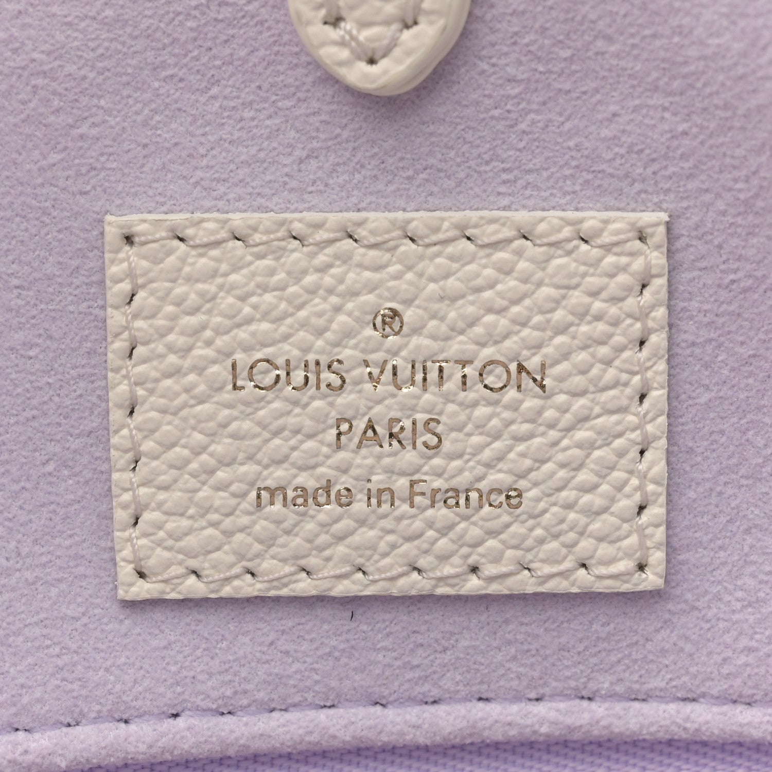 Louis Vuitton Empreinte Monogram Giant Onthego MM Latte Bubble Tea 6 of 9
