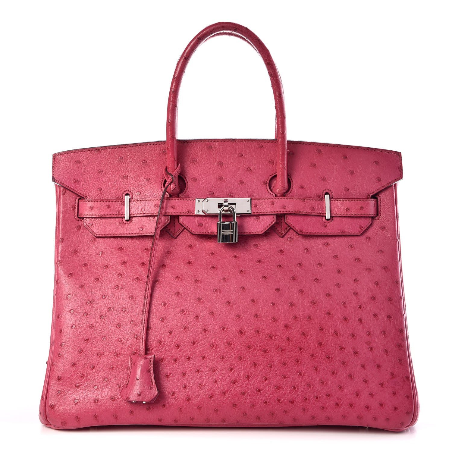 Hermes Ostrich Birkin 35 Fuchsia 1 of 43