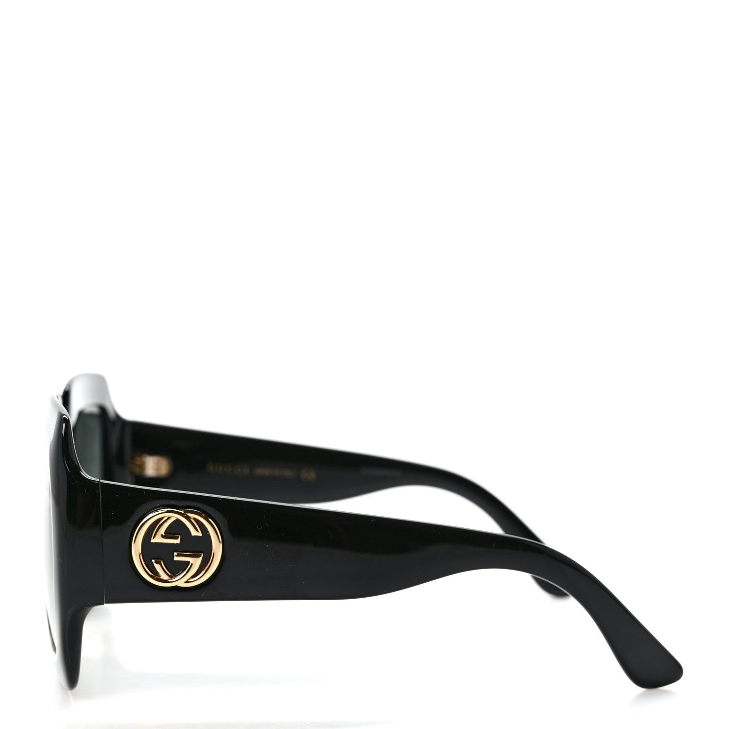 Gucci Acetate Square Frame Sunglasses GG0053S Black 3 of 7