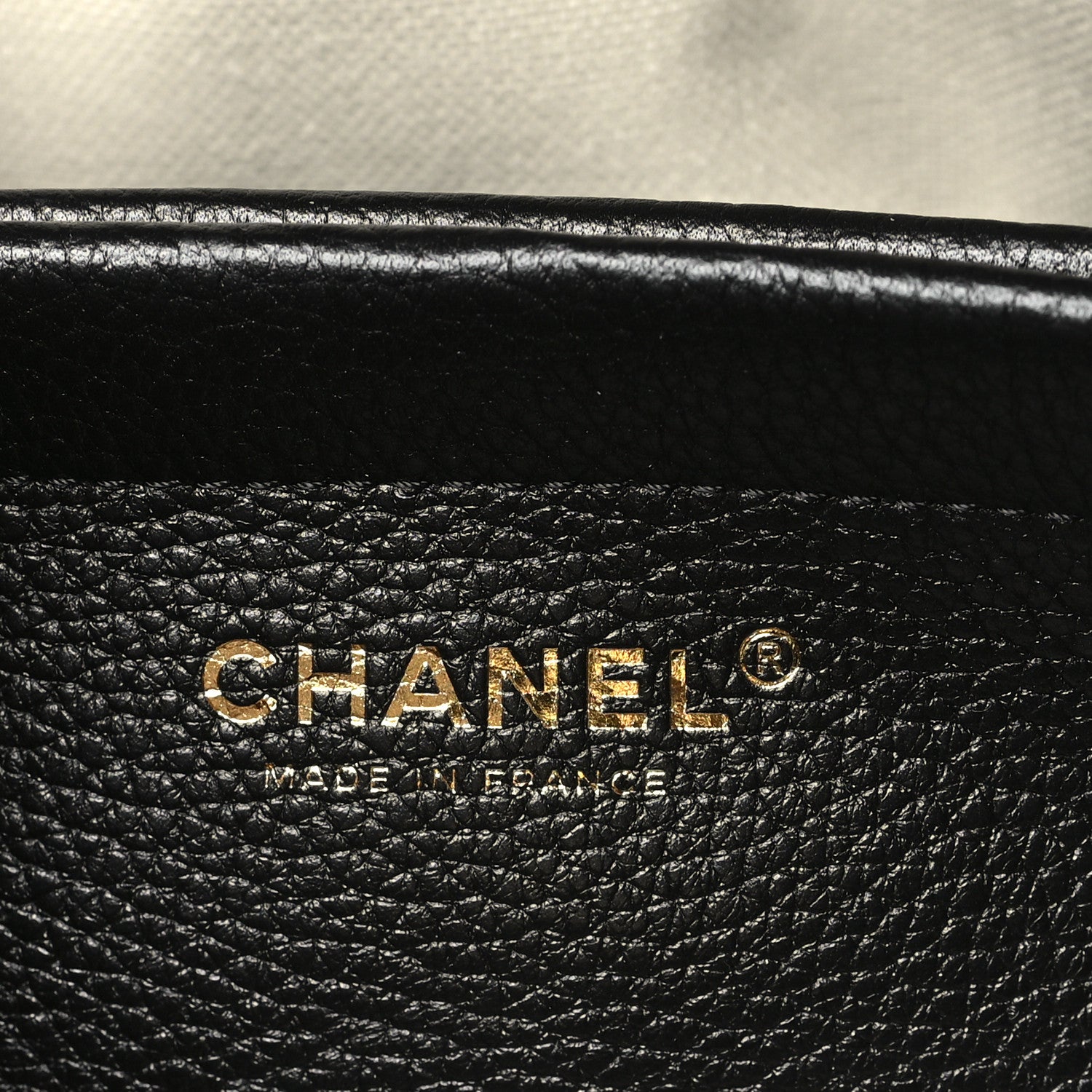 Chanel Grained Calfskin Stitched Urban Essentials Small Shopping Bag Black 6 of 10