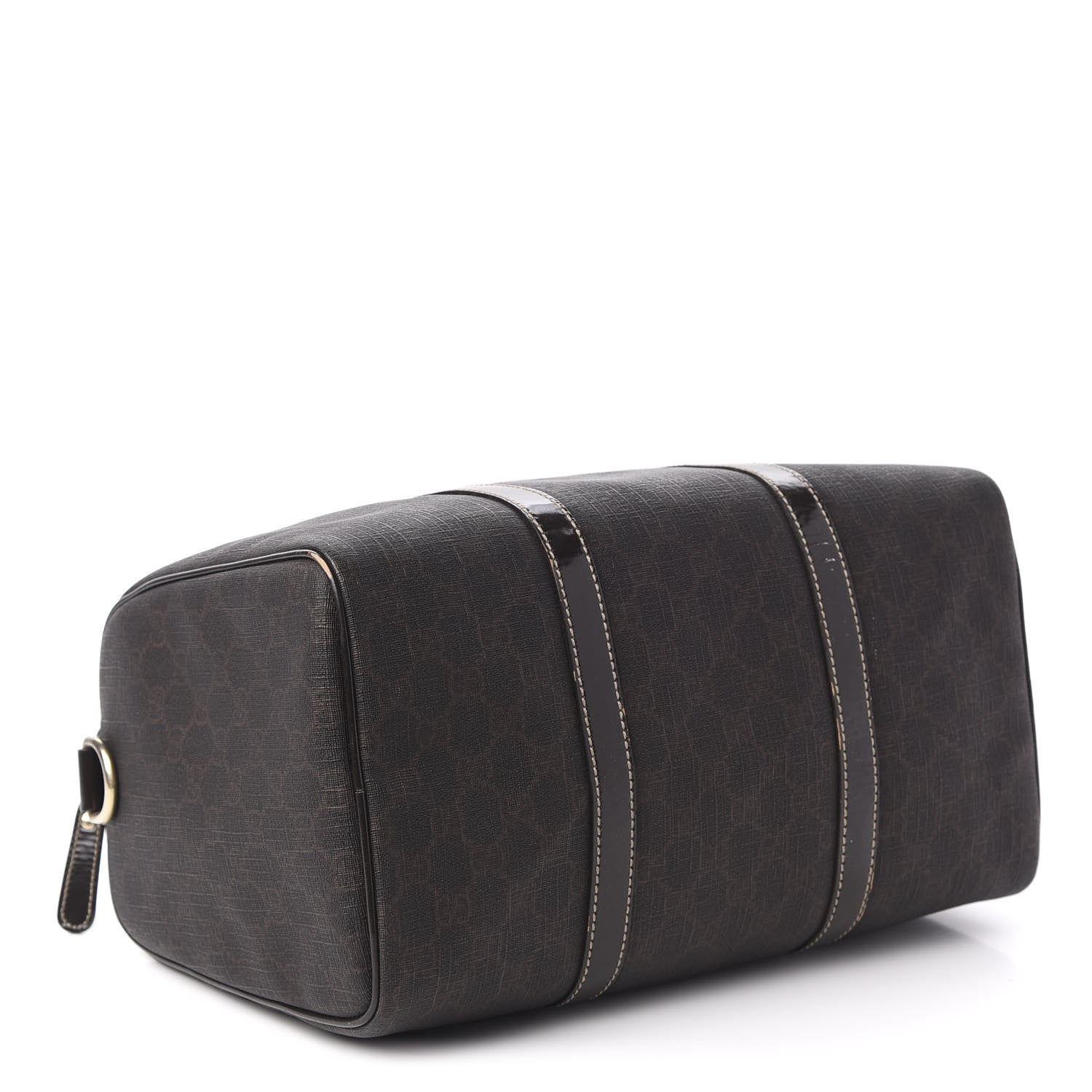 Gucci GG Supreme Monogram Medium Boston Dark Brown 4 of 11