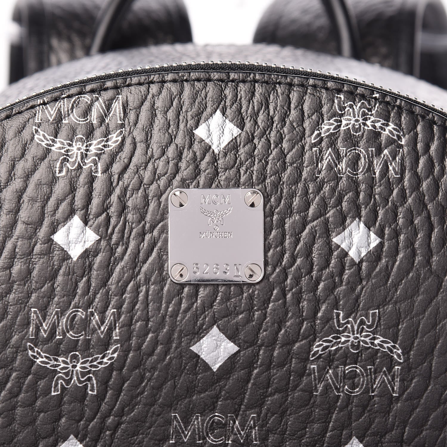 MCM Gradation Visetos Large Stark Backpack Silver 10 of 11