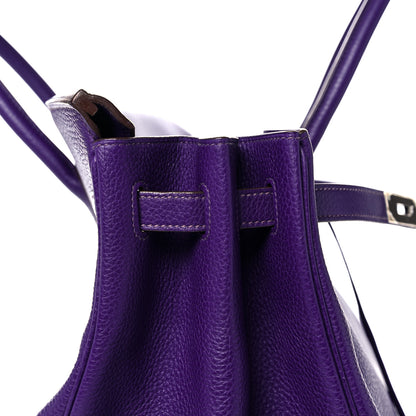 Hermes Togo Birkin 40 Iris 15 of 33