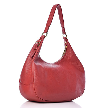 Prada Vitello Daino Hobo Rosso 3 of 14