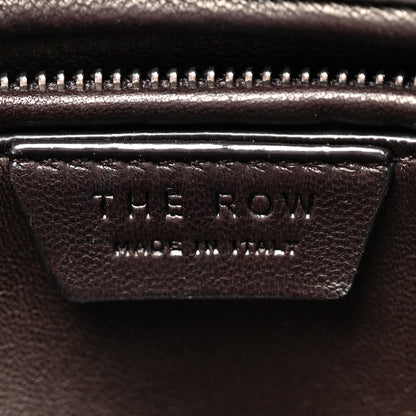 The Row Polished Saddle Calfskin Agnes Bag Deep Brown 6 of 9