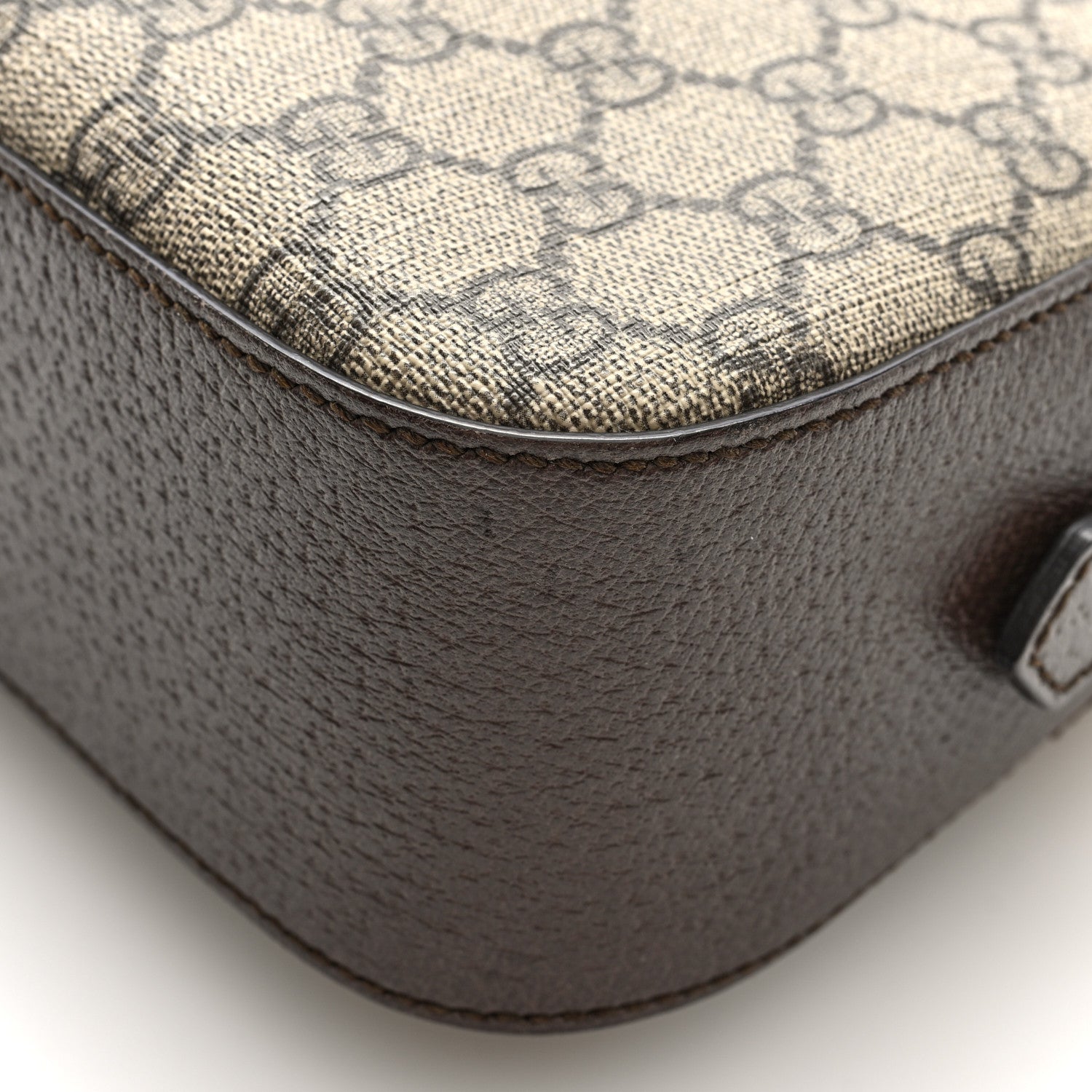 Gucci GG Supreme Monogram Web Neo Vintage Shoulder Bag Beige New Acero Crop 10 of 10