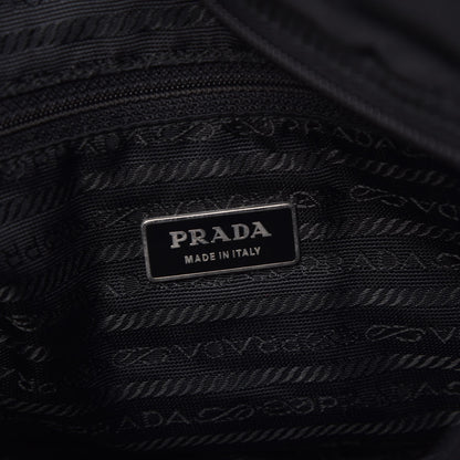 Prada Tessuto Nylon Messenger Bag Black 6 of 6