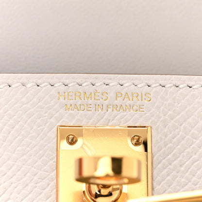 Hermes Epsom Mini Kelly Sellier 20 Gris Pale 6 of 11