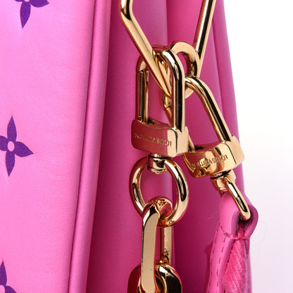 Louis Vuitton Lambskin Embossed Monogram Vuittamins Coussin PM Rose Violet 5 of 5