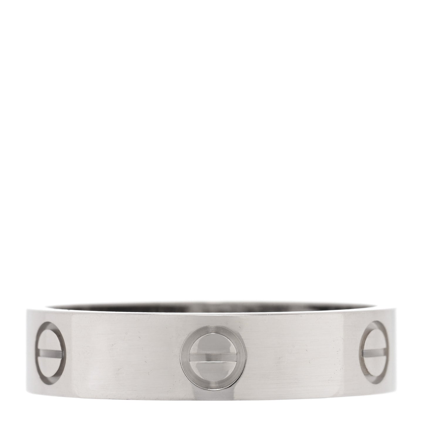 18K White Gold 5.5mm LOVE Ring 66 11.5