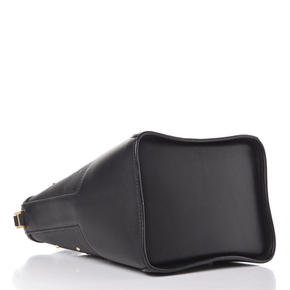 MCM Coated Canvas Mini Claudia Studs Crossbody Bag Black 4 of 6
