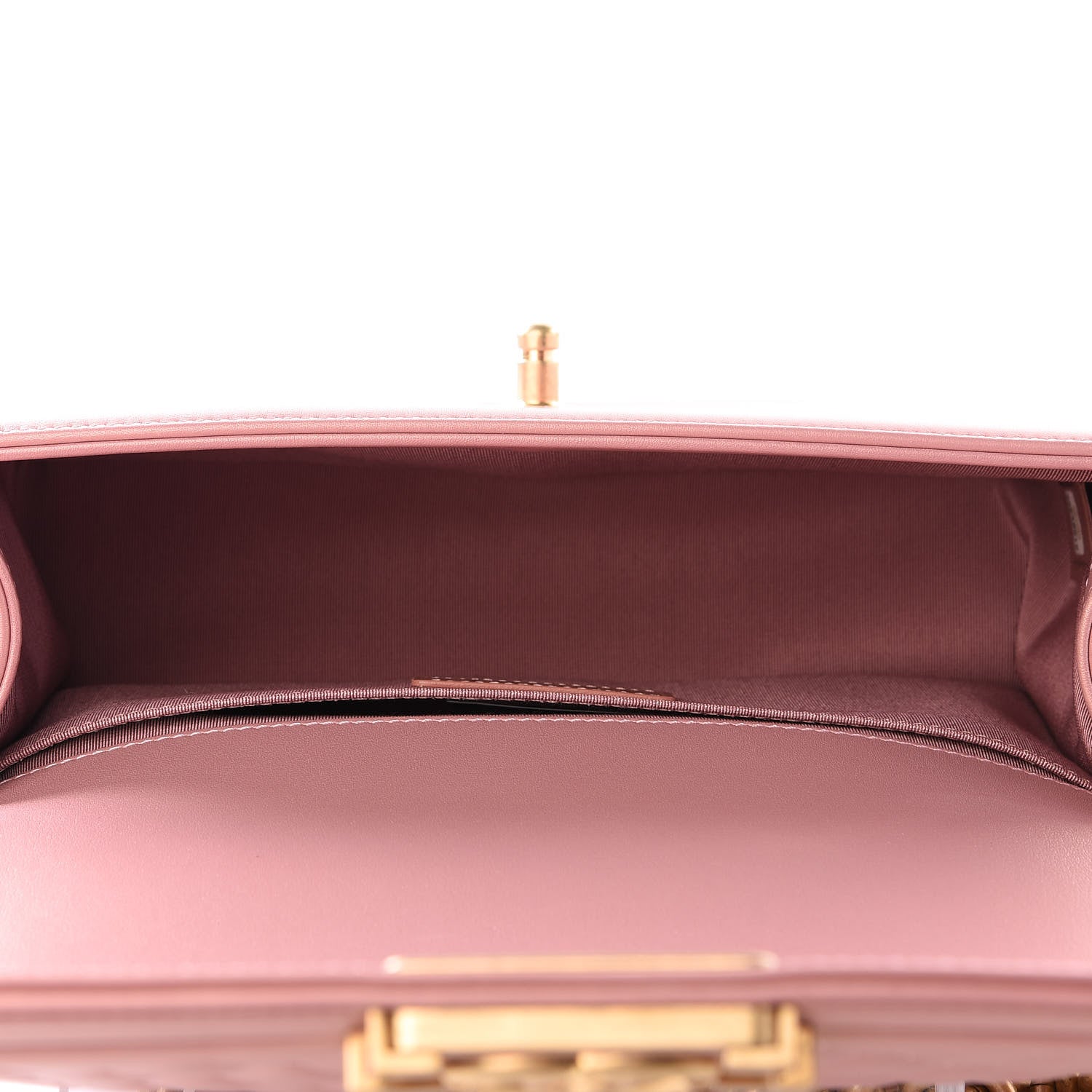 Chanel Metallic Calfskin Medium Boy Flap Pink 4 of 10