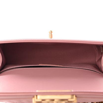 Chanel Metallic Calfskin Medium Boy Flap Pink 4 of 10