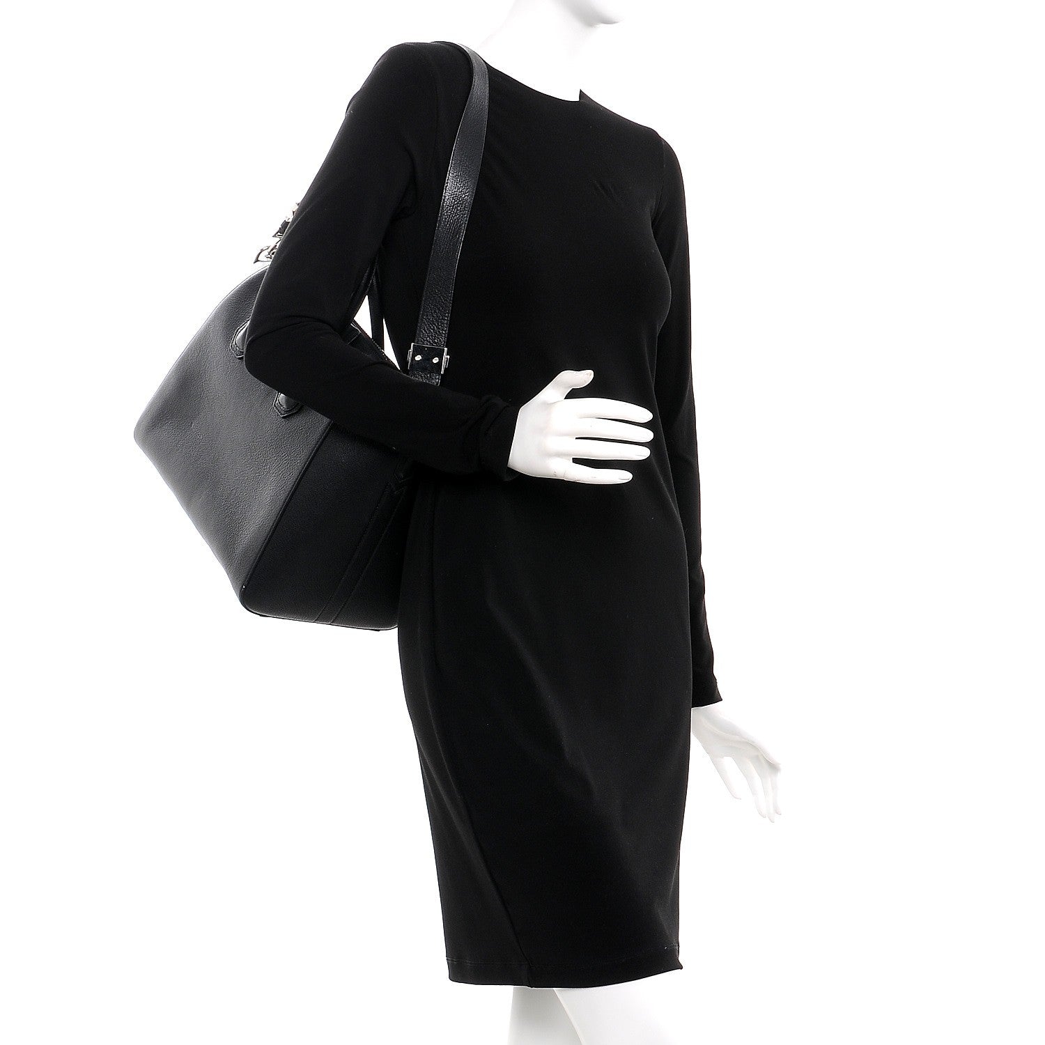 Givenchy Sugar Goatskin Medium Antigona Black 2 of 12