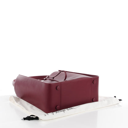 3.1 Phillip Lim 3.1 Smooth Calfskin Large Soleil Bucket Bag Burgundy 4 of 8