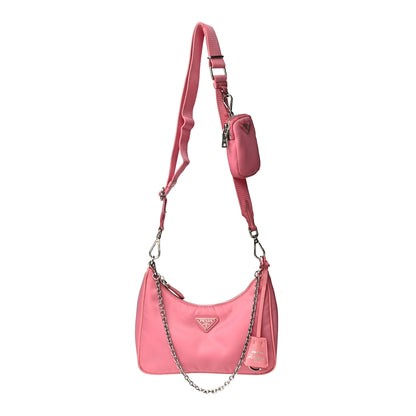 Prada Nylon Re-Edition 2005 Shoulder Bag Begonia 1 of 24