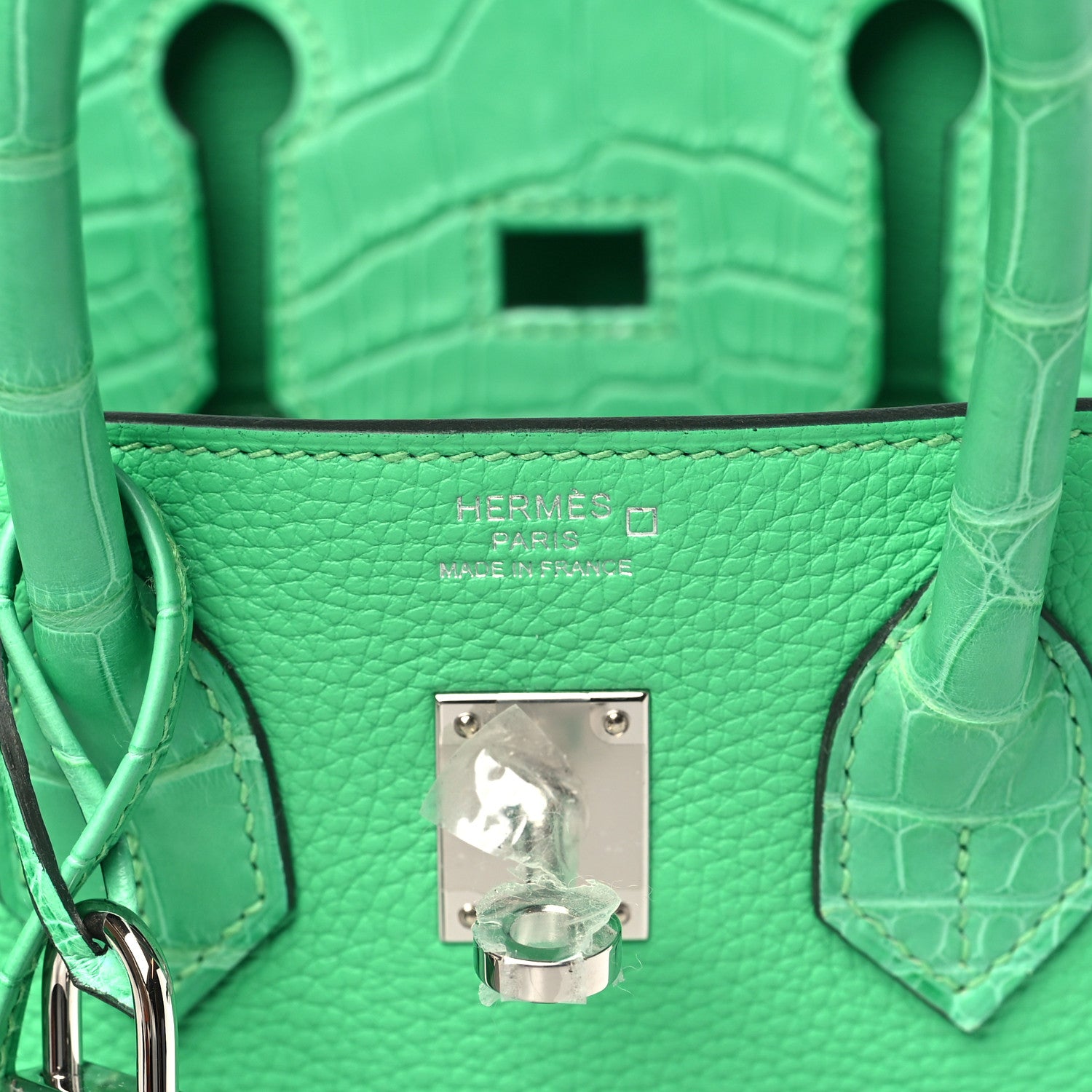 Hermes Togo Matte Alligator Birkin Touch 25 Vert Comics 6 of 10
