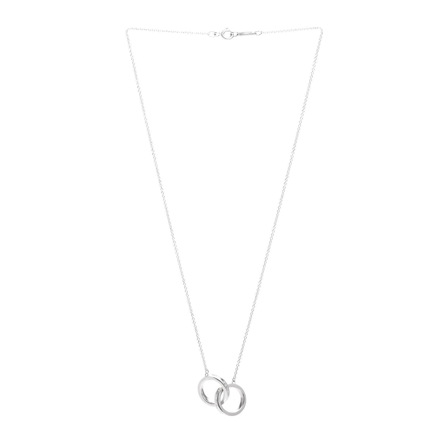 Sterling Silver 1837 Interlocking Circles Pendant Necklace