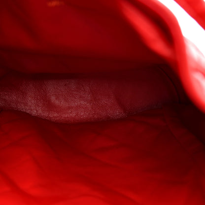 Chanel Lambskin Quilted Backpack Red 5 of 10