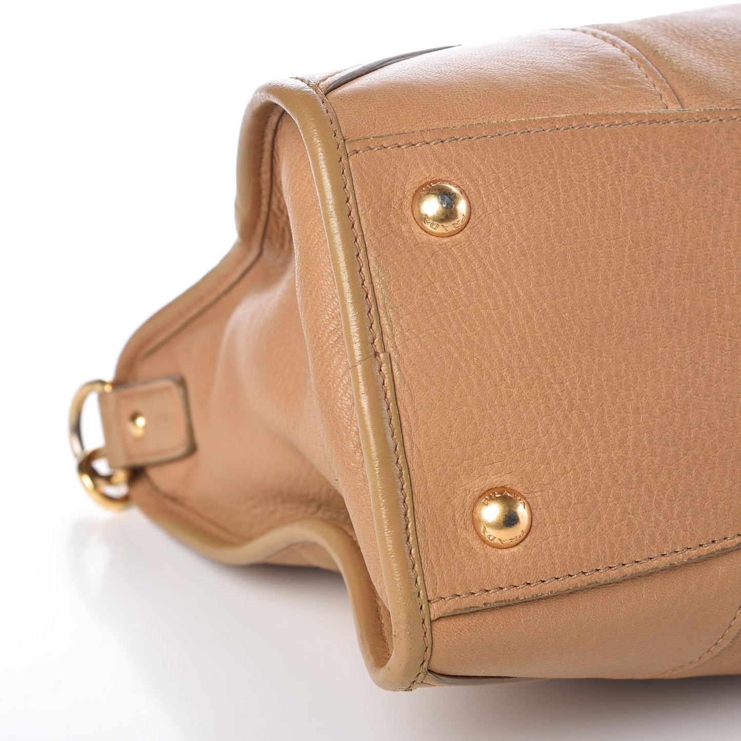Cervo Deerskin Shoulder Bag Sabbia