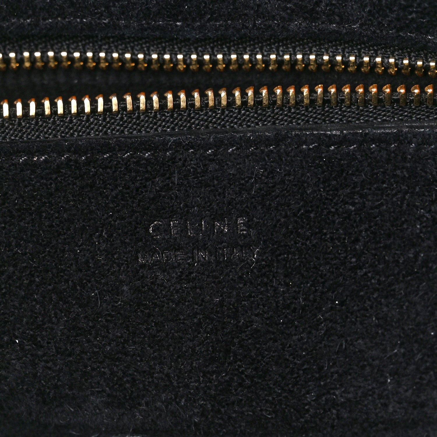 Celine Bullhide Calfskin Medium Ring Bag Black 6 of 13