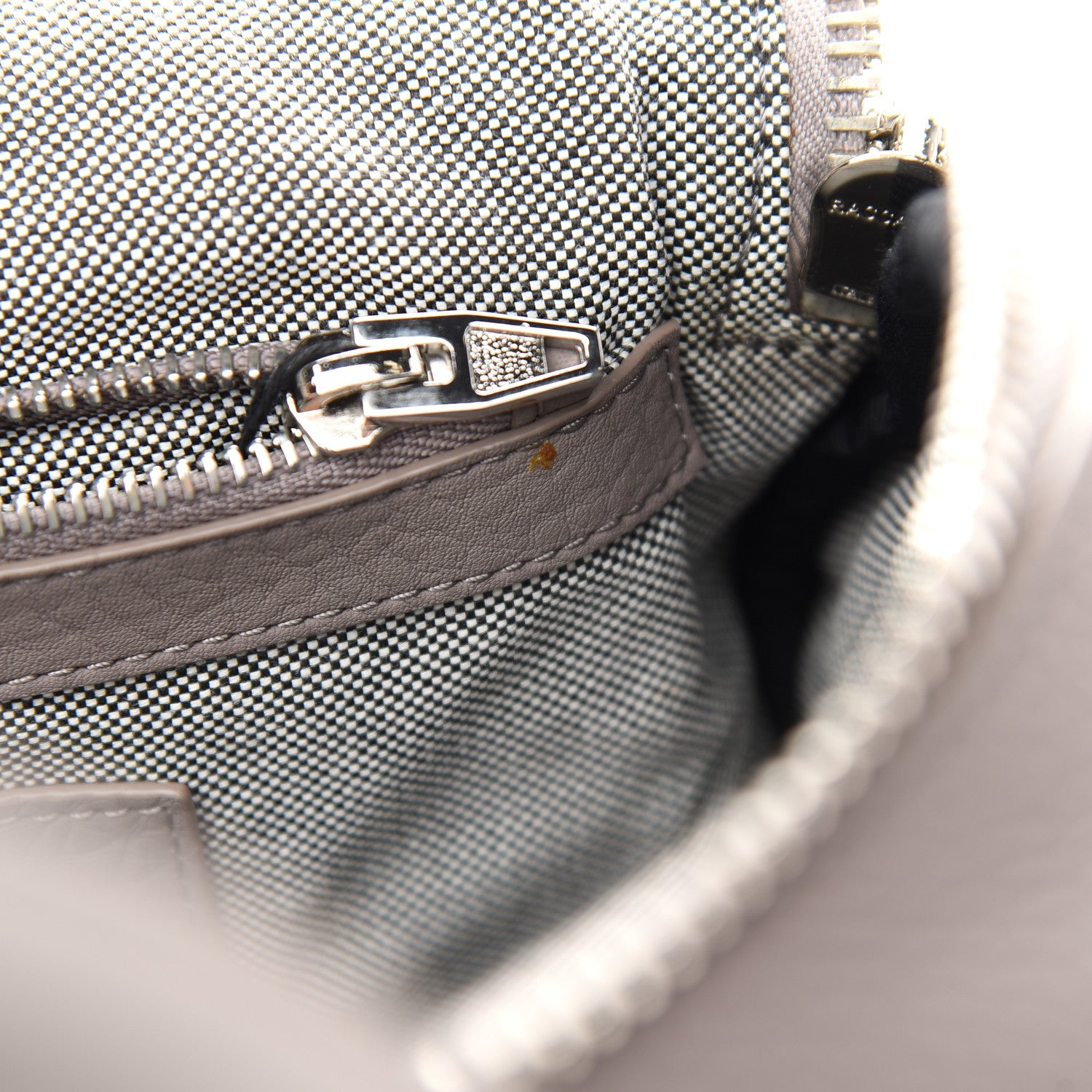 Alexander Wang Pebbled Lambskin Rockie Gray Rhodium Hardware 10 of 10