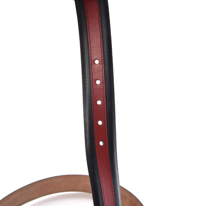 Gucci Calfskin Web Belt 100 40 Navy 5 of 6