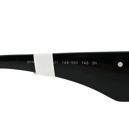Prada Acetate Symbole Sunglasses SPR 13Z Black 5 of 8