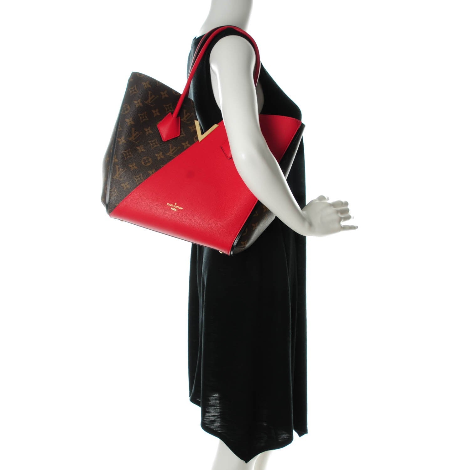 Louis Vuitton Calfskin Monogram Kimono Tote Cherry 2 of 7