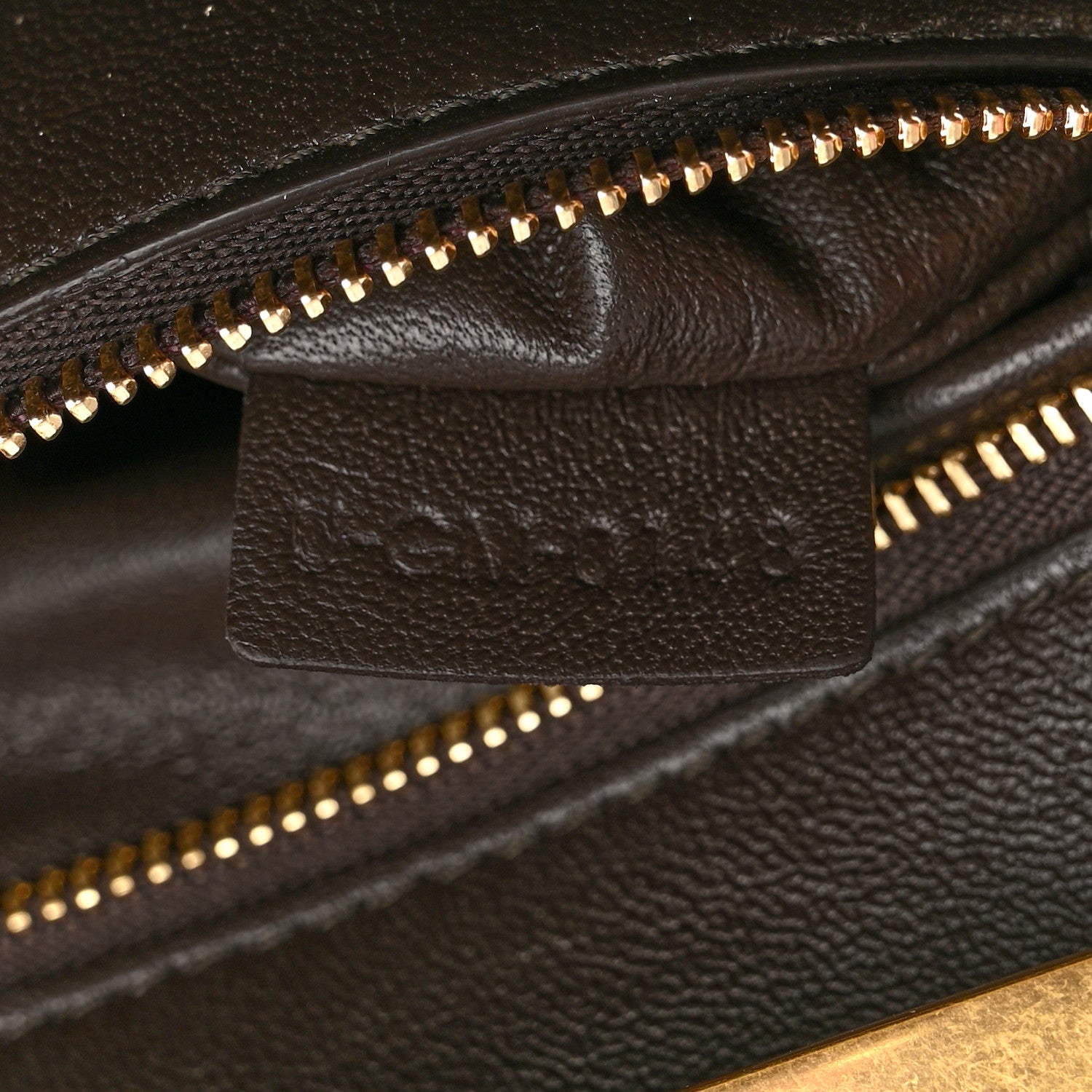 Celine Calfskin Pleated French Lock Clutch Black 8 of 8