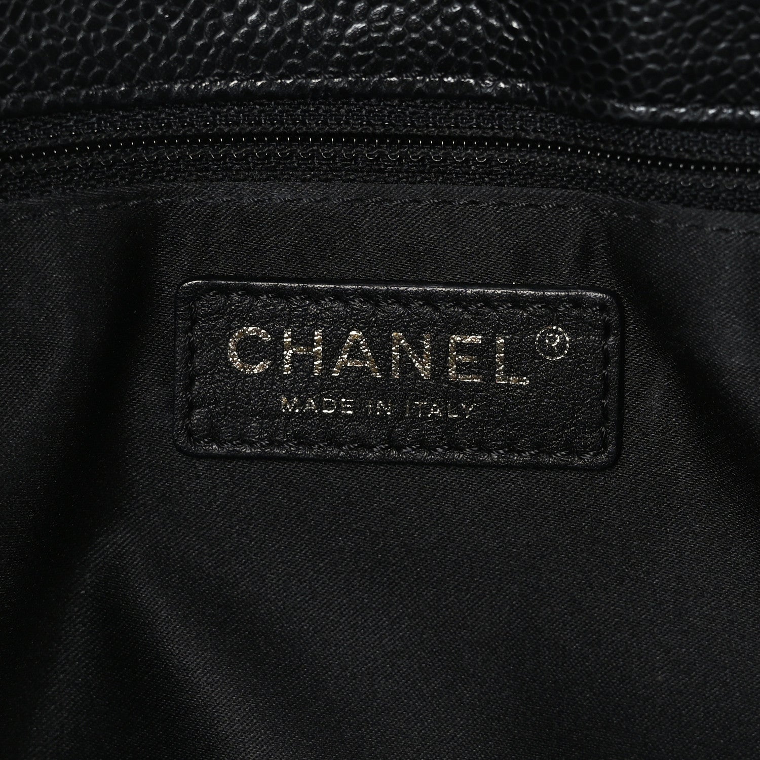 Chanel Caviar Quilted Grand Shopping Tote GST Black 7 of 9