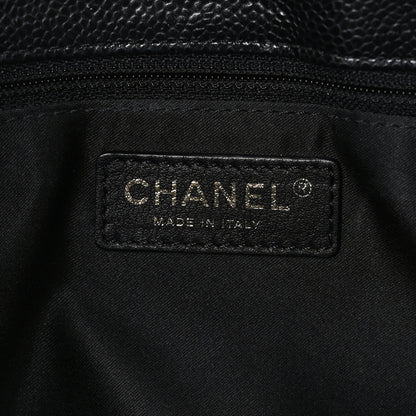 Chanel Caviar Quilted Grand Shopping Tote GST Black 7 of 9