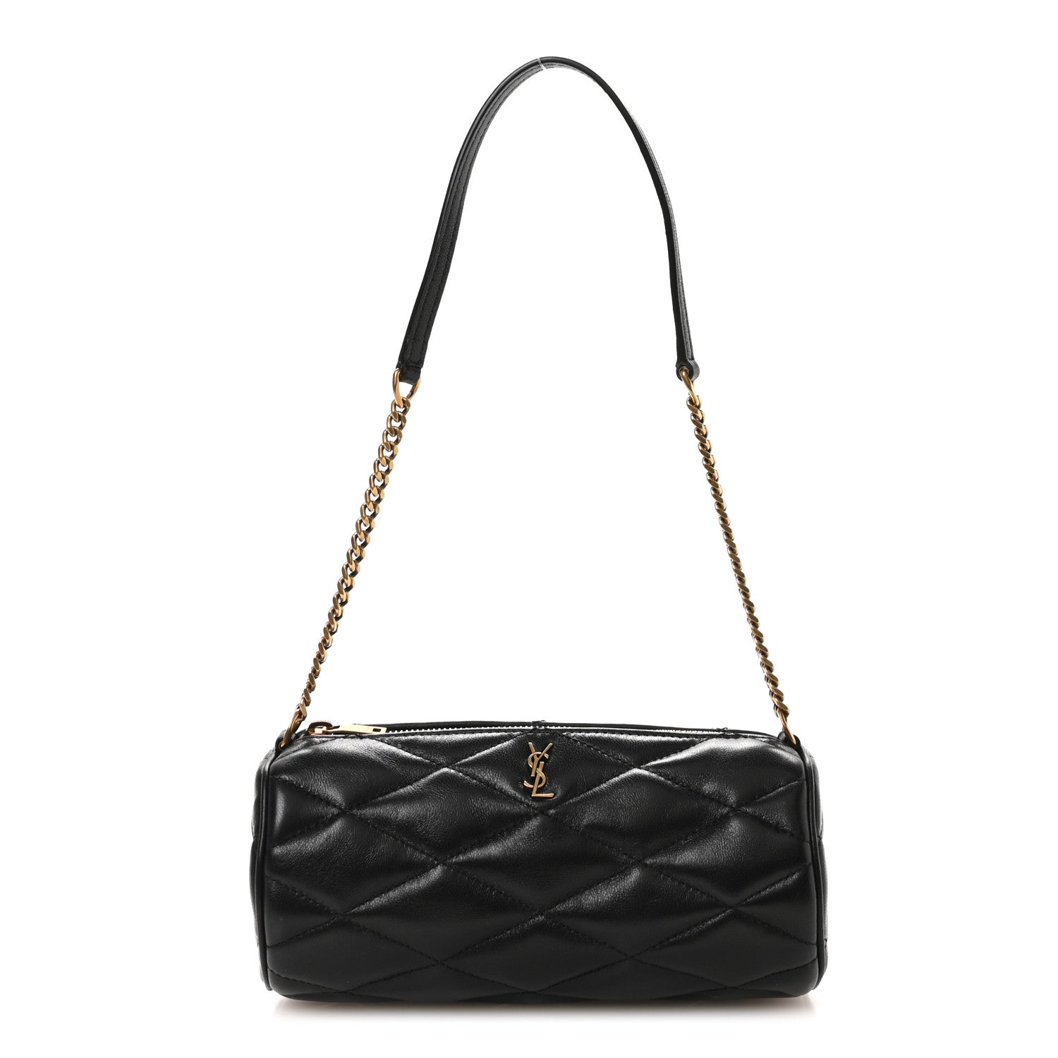 Saint Laurent Lambskin Monogram Mini Sade Tube Bag Black 1 of 11