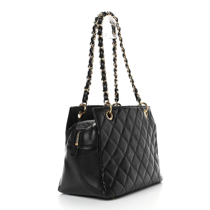 Chanel Caviar Quilted Petit Timeless Tote PTT Black 3 of 12