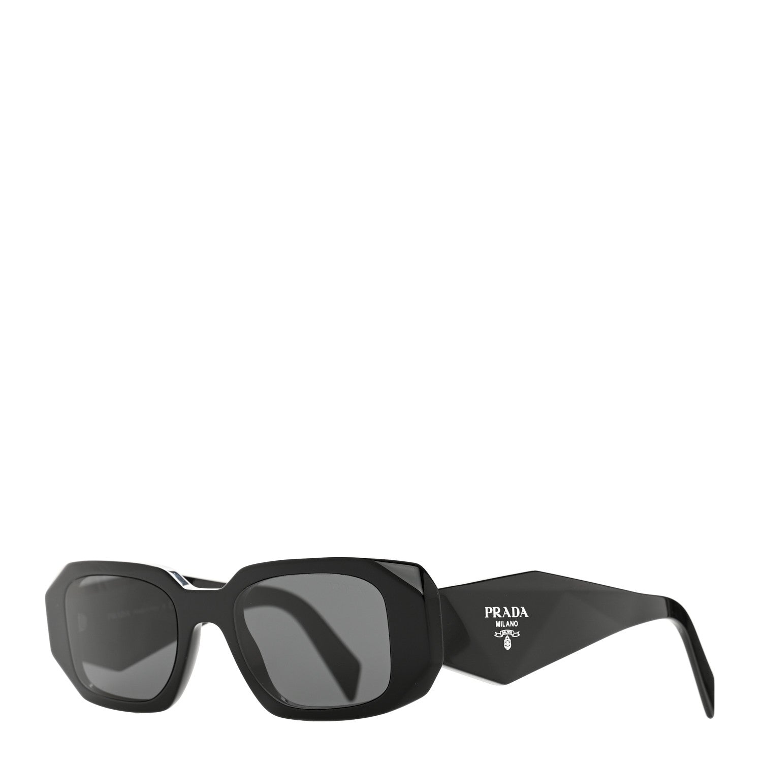 Prada Acetate Symbole Sunglasses SPR 17W Black 1 of 6