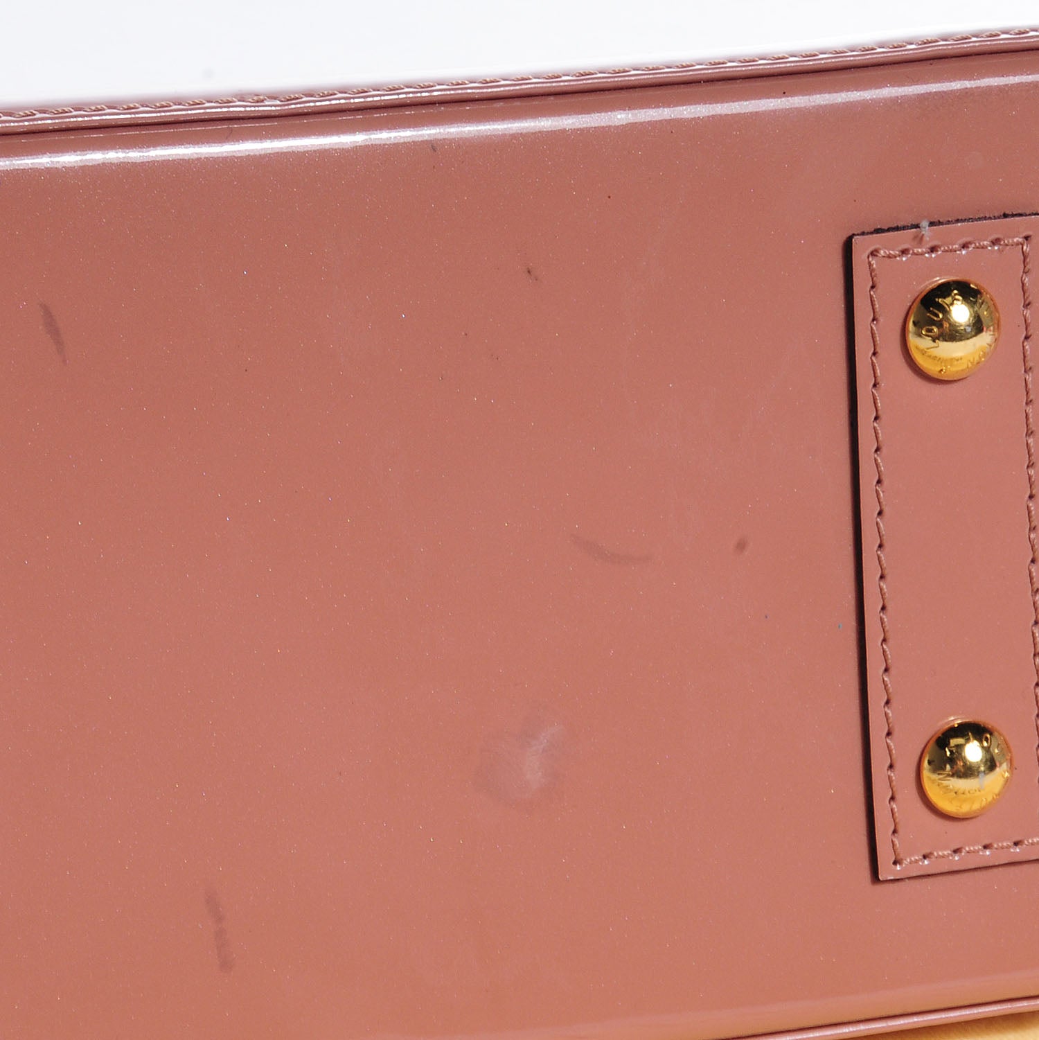 Louis Vuitton Vernis Alma BB Rose Velours 8 of 8
