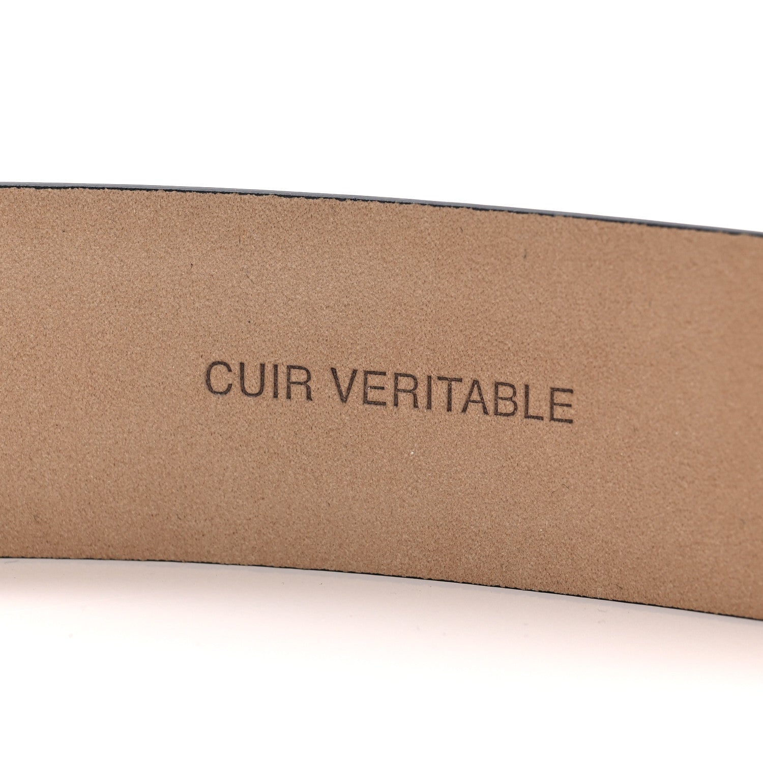 Chanel Calfskin Belt 95 38 Black 6 of 6