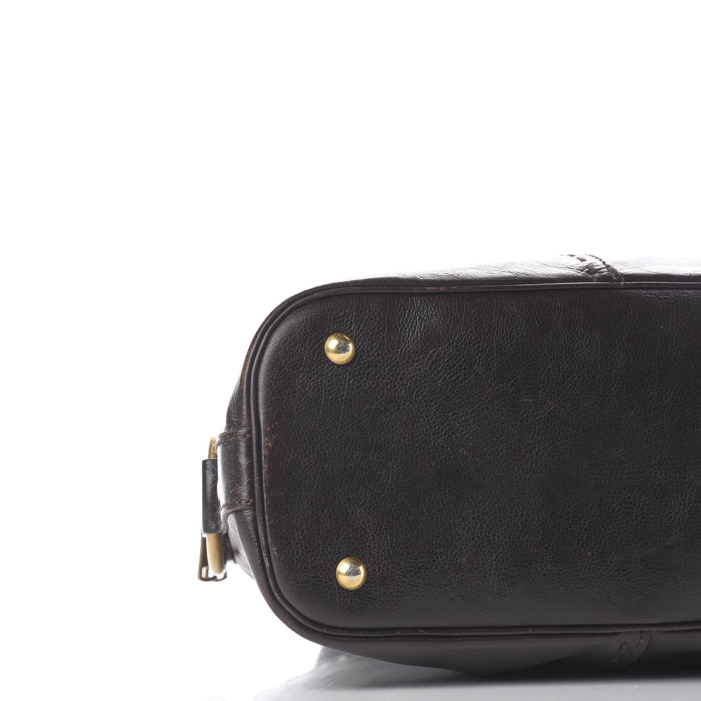 Calfskin Large Muse Dark Brown