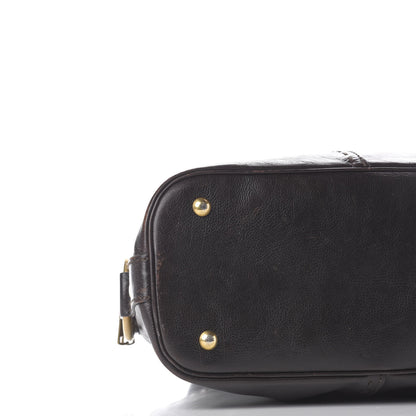 Saint Laurent Calfskin Large Muse Dark Brown 7 of 9