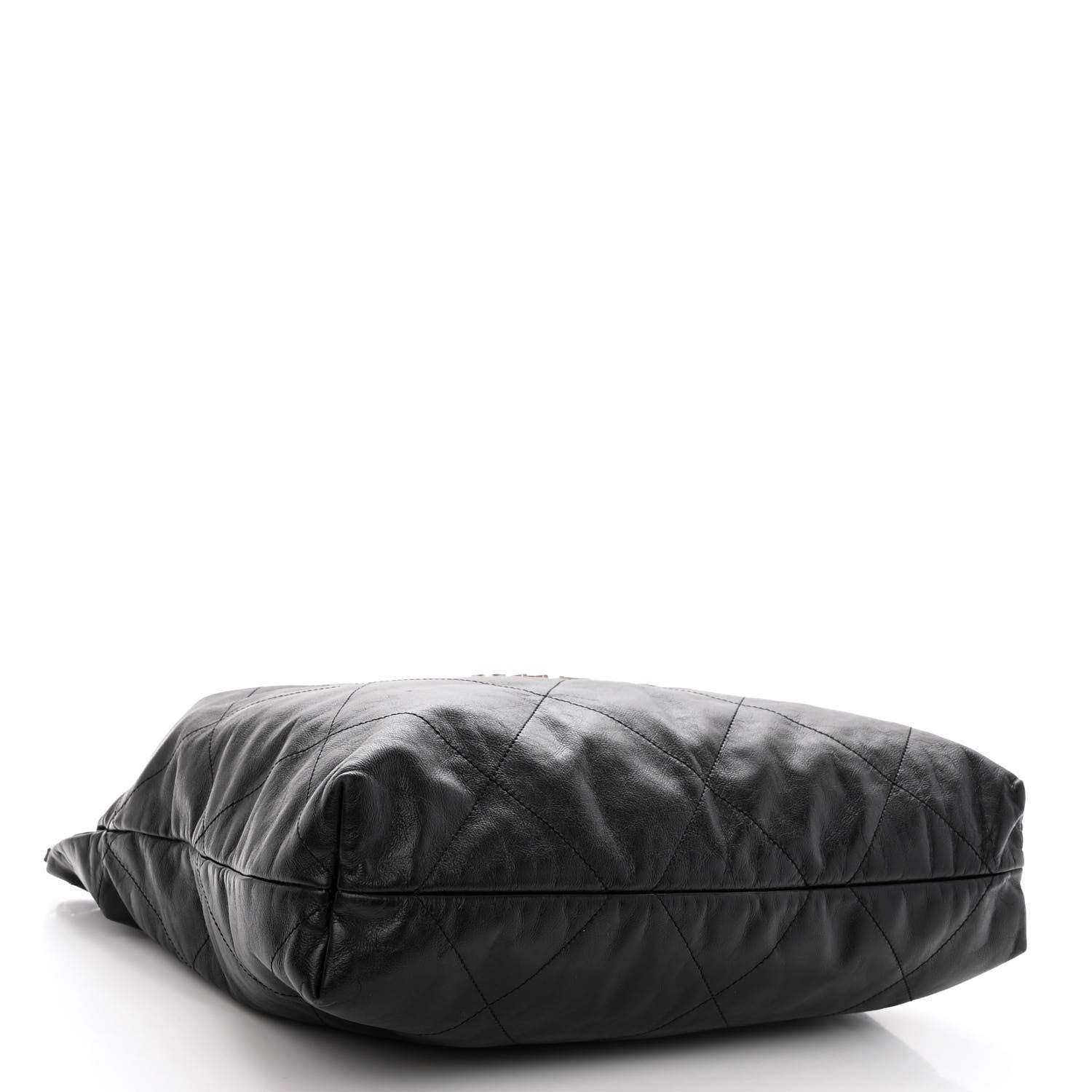 Chanel Shiny Calfskin Quilted Chanel 22 Black 5 of 10