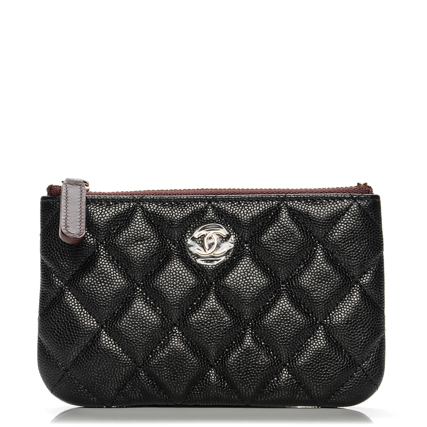 Chanel Caviar Quilted Small Cosmetic Case Black 1 of 7
